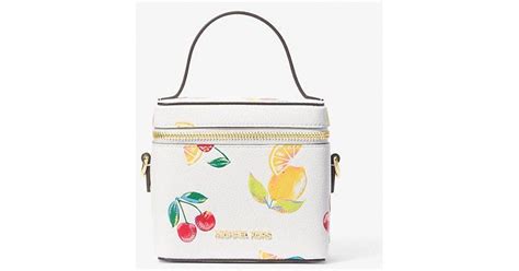 sandrine stud.crossbody michael kors outfit|Sandrine Small Sequined Fruit Print Crossbody Bag .